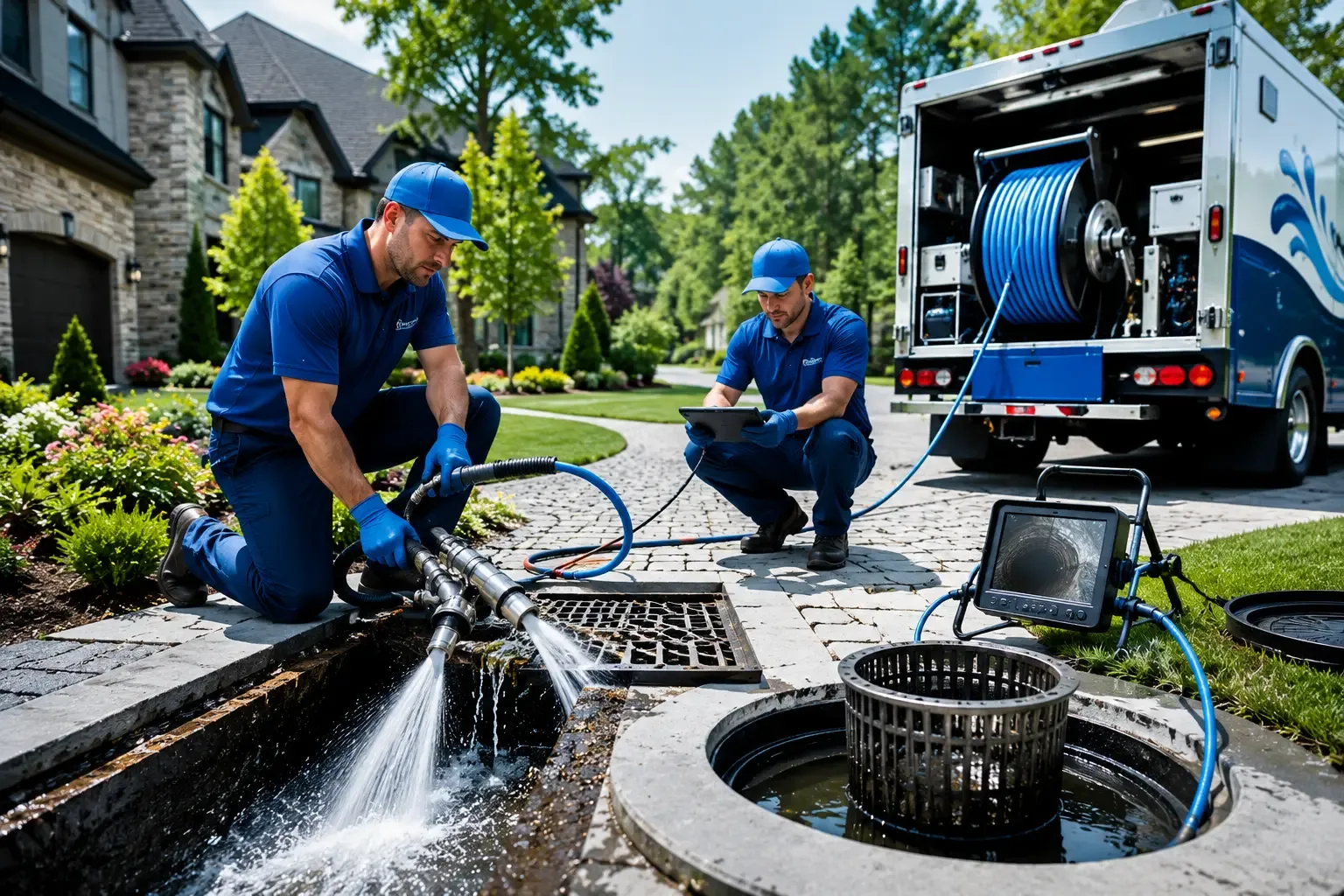 Local outdoor drain cleaning professionals in New England, ND