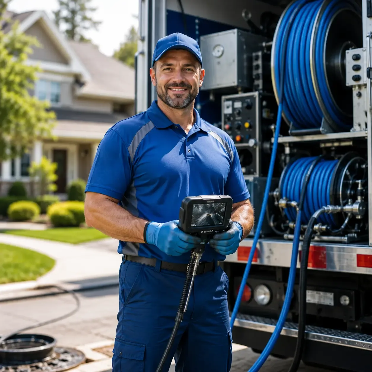 Local outdoor drain cleaning specialists in New England, ND